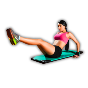 Colchoneta para ejercicios profesional esq. azul