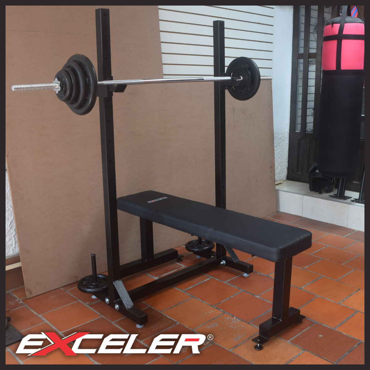 Soporte de Sentadilla Exceler - Equipos de Gimnasia Colombia